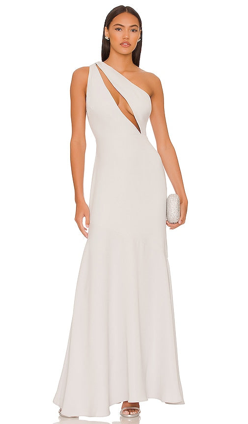 Lovers and Friends The Kyra Gown in Grey - Lovers and Friends La robe Kyra en gris - 恋人和朋友 Kyra 灰色礼服 - Lovers and Friends Das Kyra-Kleid in Grau - Lovers and Friends The Kyra 가운 그레이 색상 - Amanti e amici L'abito Kyra in grigio