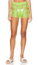 Lovers and Friends Tia Crochet Short in Green - Lovers and Friends - Tia - Short au crochet vert - Lovers and Friends Tia 绿色钩编短裤 - Lovers and Friends Tia Häkelshorts in Grün - Lovers and Friends TIA 크로셰 쇼츠 - Lovers and Friends Tia Pantaloncini all'uncinetto in verde