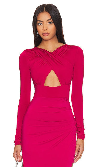 Lovers and Friends Tigre Bodysuit in Red - Body Tigre Lovers and Friends en rouge - Lovers and Friends Tigre 红色连体衣 - Lovers and Friends Tigre-Body in Rot - Lovers and Friends Tigre 바디수트 - Body Lovers and Friends Tigre in rosso