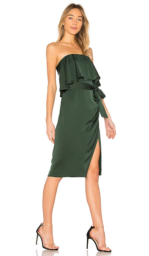 Lovers and Friends Violet Midi in Green