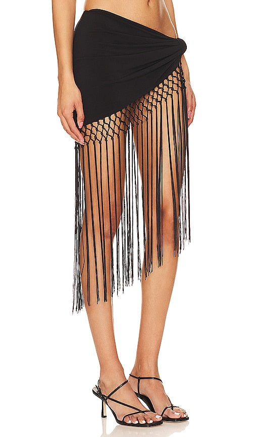 Lovers and Friends Willow Mini Skirt in Black