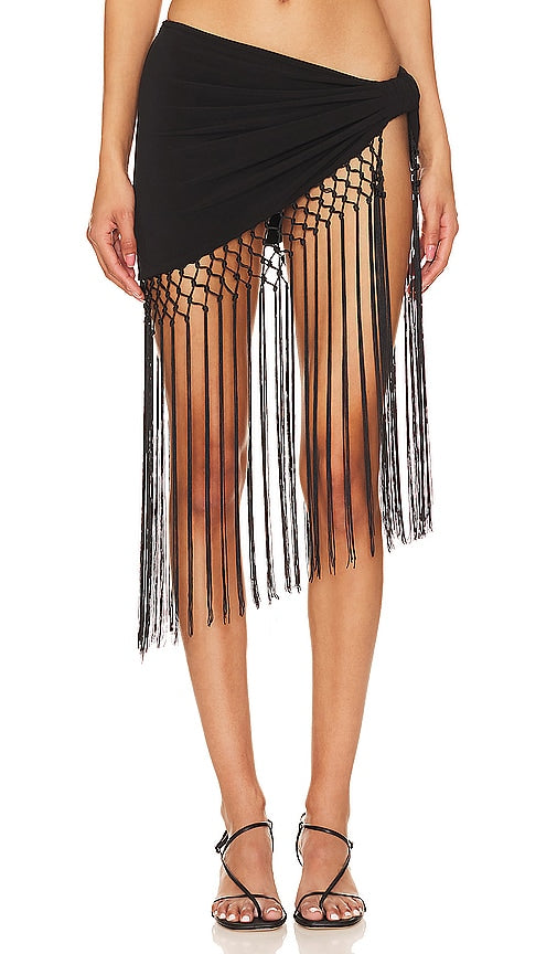 Lovers and Friends Willow Mini Skirt in Black - Lovers and Friends - Mini-jupe Willow en noir - Lovers and Friends Willow 黑色迷你裙 - Lovers and Friends Willow Minirock in Schwarz - Lovers and Friends 윌로우 미니 스커트 - Minigonna in salice Lovers and Friends in nero