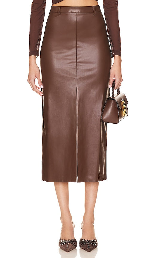 Lovers and Friends x Anja Dujakovi√Ñ¬á Angelica Skirt in Brown - Lovers and Friends x Anja Dujakovi√Ñ¬á Jupe Angelica en marron - Lovers and Friends x Anja Dujakovi√ÑØá Angelica 棕色半身裙 - Lovers and Friends x Anja Dujakovi√Ñ¬á Angelica Rock in Braun - Lovers and Friends x Anja Dujakovi√Ñ¬á Angelica 스커트 브라운 색상 - Lovers and Friends x Anja Dujakovi√Ñ¬á Gonna Angelica in marrone