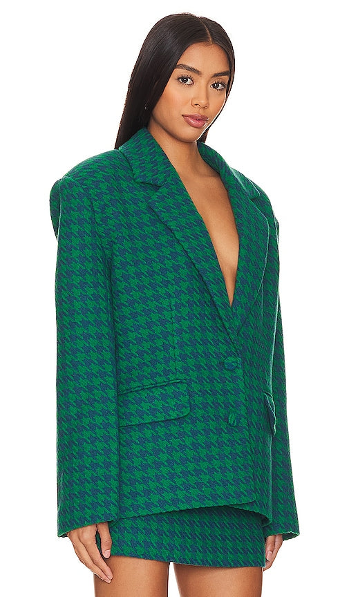 Lovers and Friends x Rachel Hadley Blazer in Green
