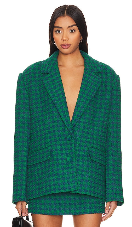 Lovers and Friends x Rachel Hadley Blazer in Green - Blazer Lovers and Friends x Rachel Hadley en vert - Lovers and Friends x Rachel Hadley 绿色西装外套 - Lovers and Friends x Rachel Hadley Blazer in Grün - Lovers and Friends x Rachel Hadley 블레이저 그린 컬러 - Blazer Lovers and Friends x Rachel Hadley in verde