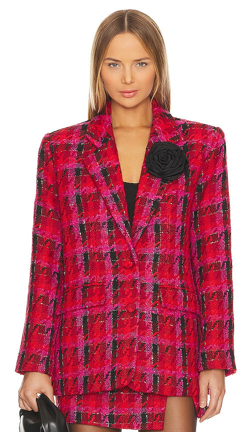 Lovers and Friends x Rachel Madix Blazer in Fuchsia
