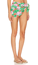 Luli Fama Strawberry Fields Luxe Stitch Sarong in Green