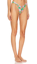 Luli Fama Strawberry Fields Wavy Luxe Bikini Bottom in Green
