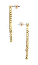 Luv AJ The Molten Heart Cascading Studs in Metallic Gold