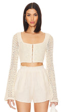 MAJORELLE Exuma Sweater in Ivory - Pull MAJORELLE Exuma en ivoire - MAJORELLE Exuma 象牙色毛衣 - MAJORELLE Exuma Pullover in Elfenbein - MAJORELLE 엑수마 스웨터 아이보리 색상 - Maglione MAJORELLE Exuma in avorio