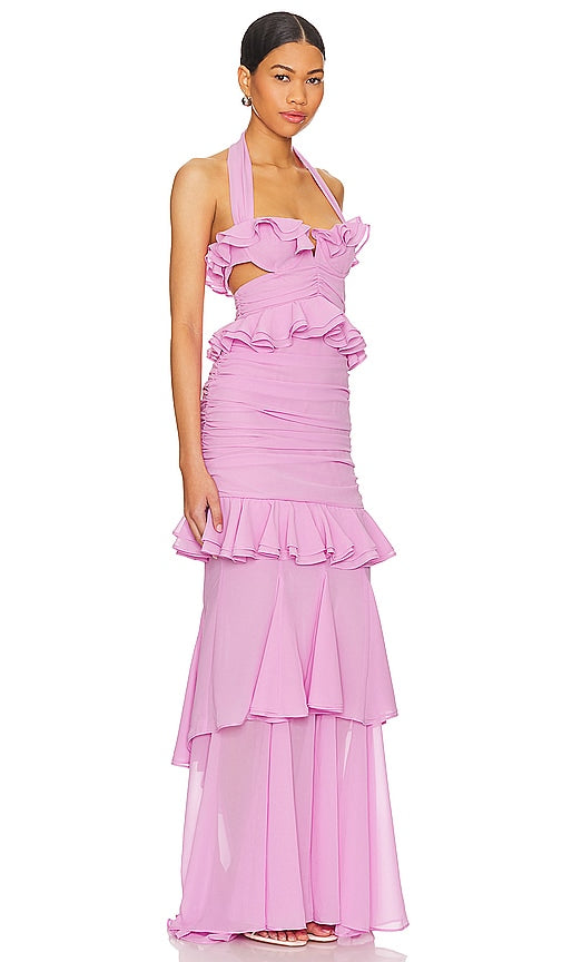 MAJORELLE Jerry Gown in Pink