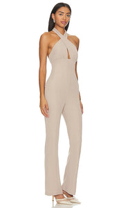 MAJORELLE Leticia Jumpsuit in Beige