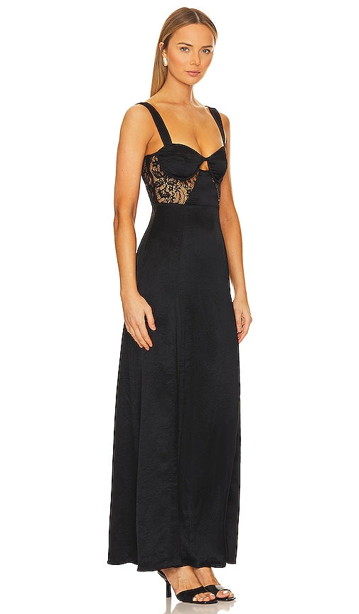 MAJORELLE Mariella Gown in Black