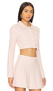 MAJORELLE Solveig Cardigan in Rose