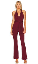 MAJORELLE Luna Jumpsuit in Wine - Combinaison MAJORELLE Luna en Vin - MAJORELLE Luna 酒红色连衣裤 - MAJORELLE Luna Jumpsuit in Wein - MAJORELLE 루나 점프수트 - Tuta MAJORELLE Luna color vino