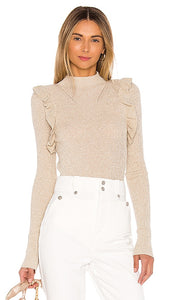 MAJORELLE Annie Sweater in Neutral - Pull MAJORELLE Annie en Neutre - MAJORELLE Annie 中性毛衣 - MAJORELLE Annie Pullover in Neutral - MAJORELLE 애니 스웨터 - MAJORELLE Annie Maglione in colore neutro