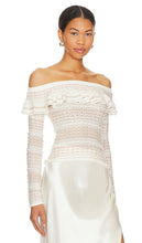 MAJORELLE Sarva Top in Ivory