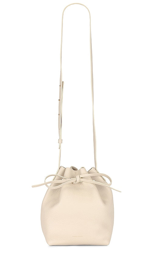 Mansur Gavriel Soft Mini Bucket Bag in Ivory