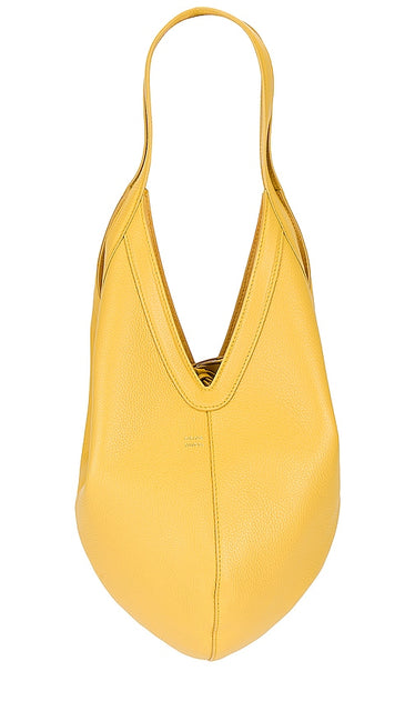 Mansur Gavriel Small Soft M Hobo Bag in Lemon