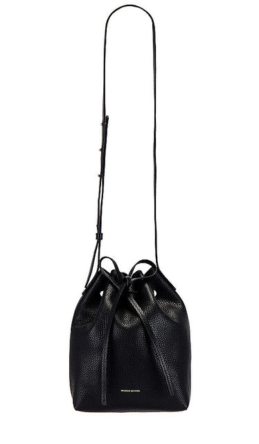 Mansur Gavriel Soft Mini Bucket Bag in Black