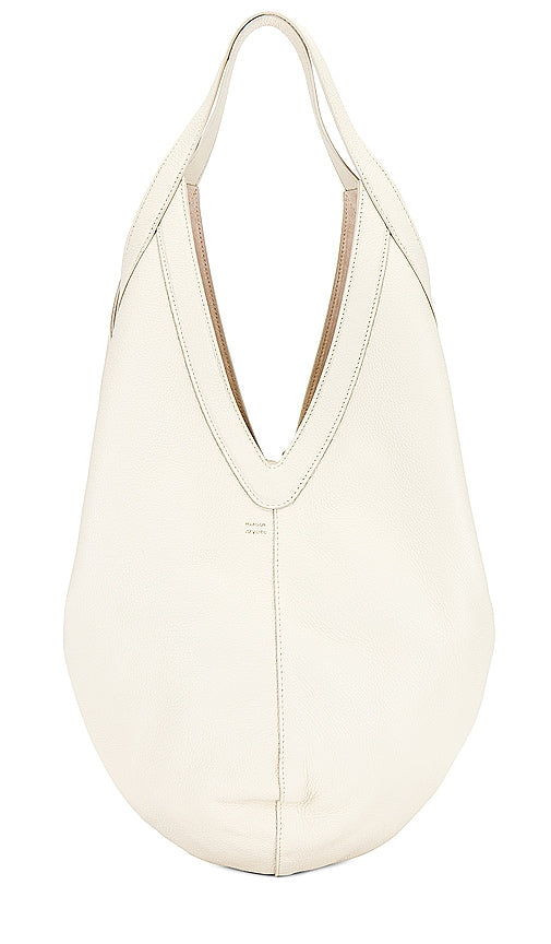 Mansur Gavriel Soft M Hobo Bag in Ivory