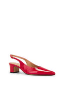Mansur Gavriel Pointy Toe Slingback in Red