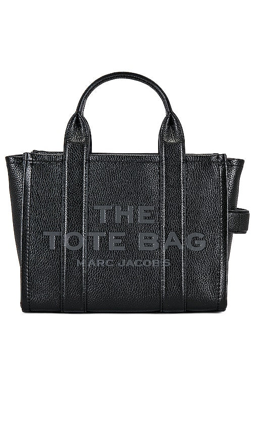 Marc Jacobs The Leather Small Tote Bag in Black