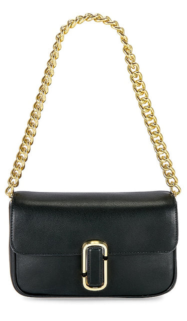 Marc Jacobs The J Marc Shoulder Bag in Black