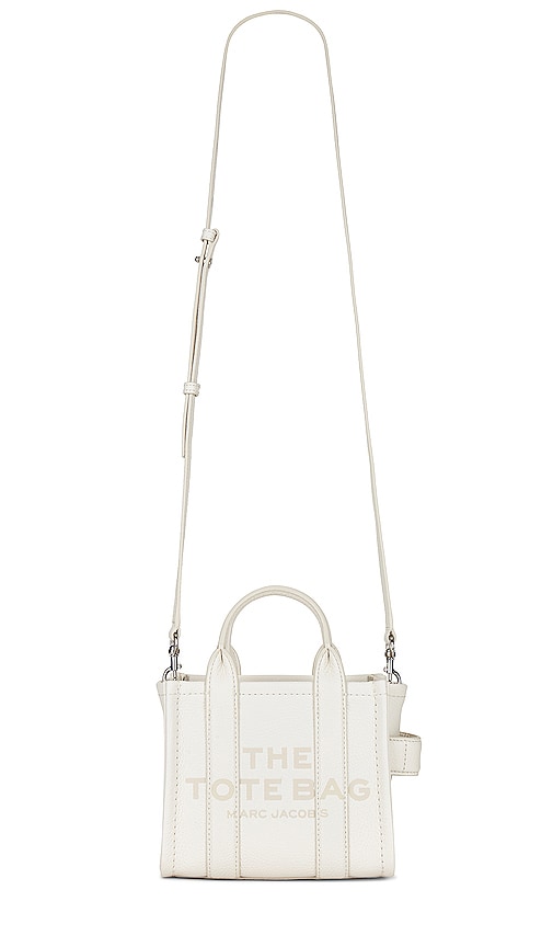 Marc Jacobs The Leather Crossbody Tote Bag in White