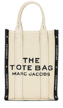 Marc Jacobs The Jacquard Crossbody Tote Bag in Beige