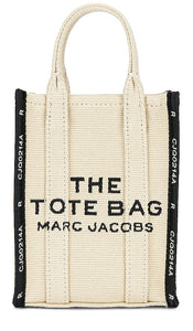 Marc Jacobs The Jacquard Crossbody Tote Bag in Beige