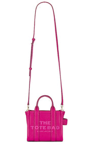 Marc Jacobs The Leather Crossbody Tote Bag in Fuchsia