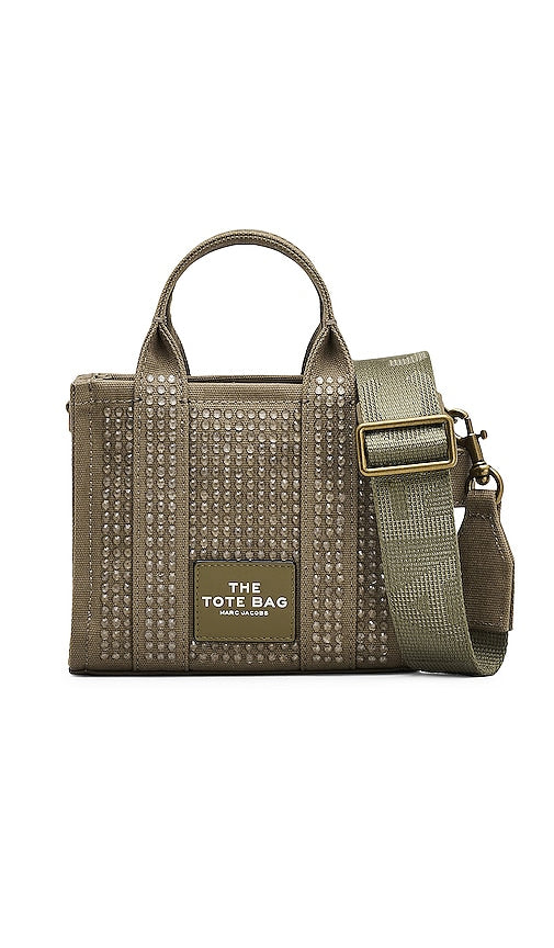 Marc Jacobs The Crystal Canvas Crossbody Tote Bag in Sage