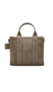 Marc Jacobs The Crystal Canvas Crossbody Tote Bag in Sage