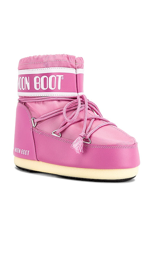 MOON BOOT Classic Low 2 Bootie in Pink