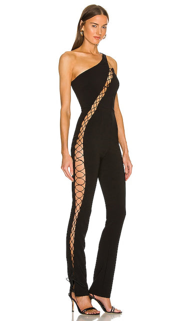 Michael Costello x REVOLVE Essex Jumpsuit in Black - Michael Costello x REVOLVE Combinaison Essex en Noir - Michael Costello x REVOLVE Essex 黑色连身裤 - Michael Costello x REVOLVE Essex Overall in Schwarz - Michael Costello x REVOLVE Essex 점프수트 블랙 색상 - Tuta Michael Costello x REVOLVE Essex in nero