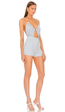 Michael Costello x REVOLVE Sadie Romper in Baby Blue