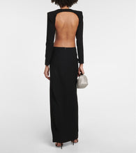 M√É¬¥not Cutout side-slit gown