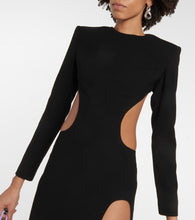 M√É¬¥not Cutout side-slit gown