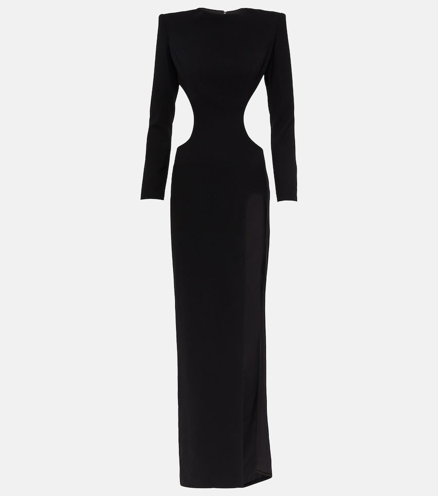 M√É¬¥not Cutout side-slit gown. M√É¬¥not 侧开衩礼服