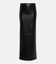 M√É¬¥not Low-rise leather maxi skirt - M√É¬¥not 低腰皮革长裙