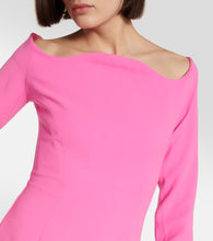 M√É¬¥not Off-the-shoulder gown