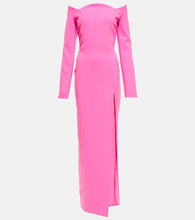 M√É¬¥not Off-the-shoulder gown. M√É¬¥不露肩礼服