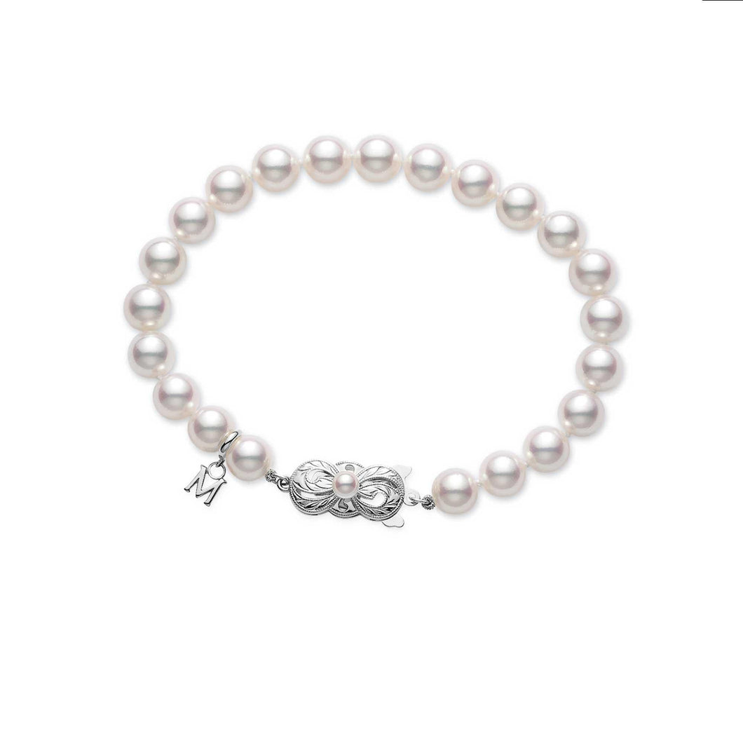 MIKIMOTO 7-7.5mm Akoya Cultured Pearl Strand Bracelet