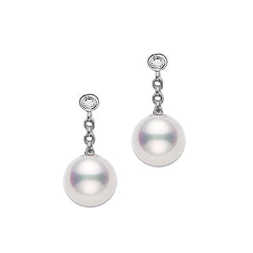 MIKIMOTO Akoya Cultured Pearl Classic Drop Earrings