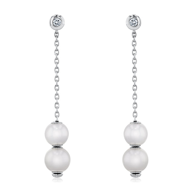 MIKIMOTO Akoya Cultured Pearls in Motion Earrings