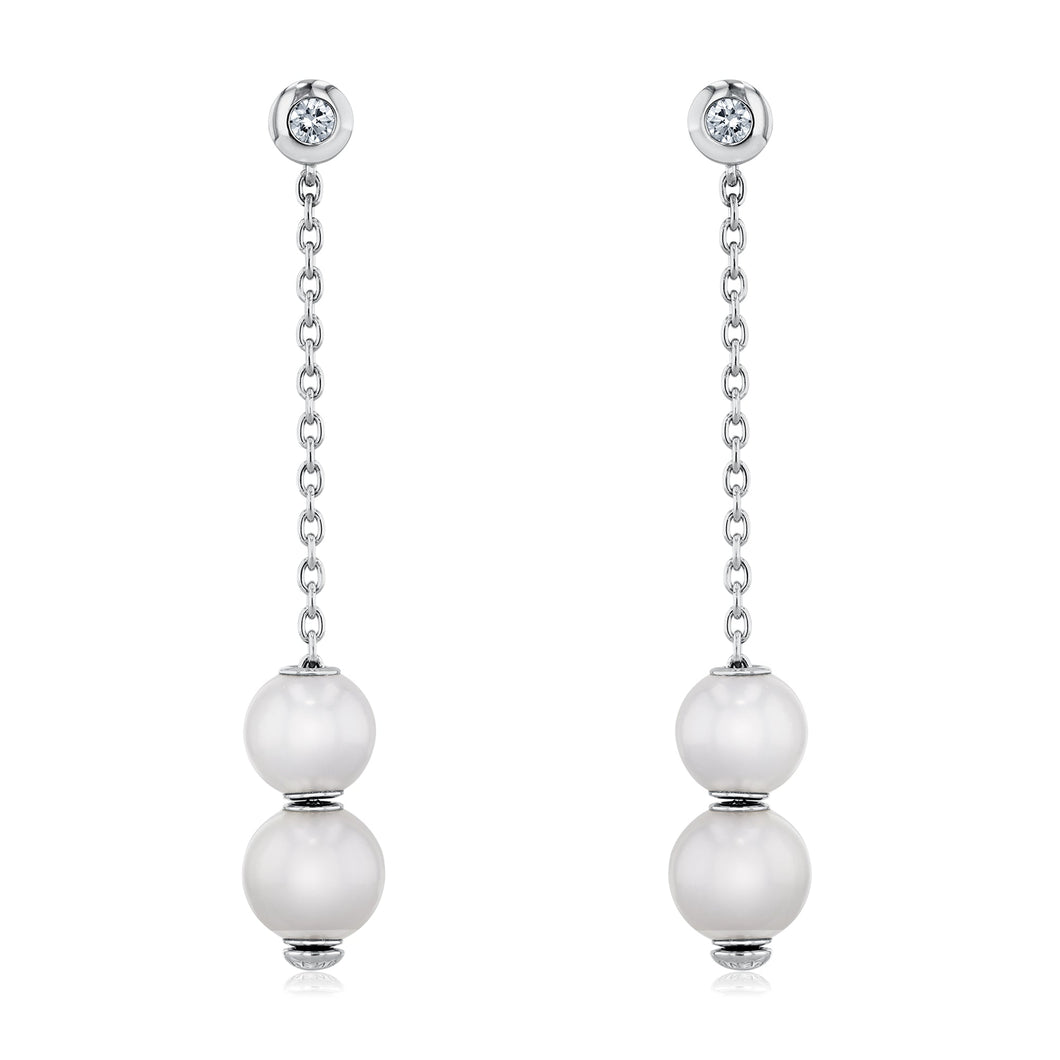 MIKIMOTO Akoya Cultured Pearls in Motion Earrings