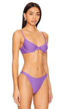 MIKOH Bosa Bikini Top in Purple