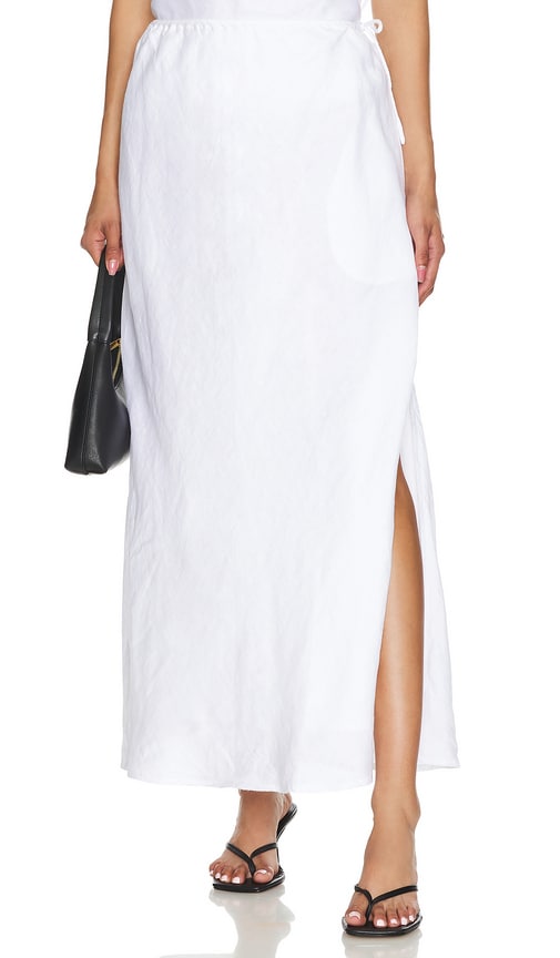 MIKOH Enid Skirt in White - MIKOH Jupe Enid en Blanc - MIKOH Enid 白色裙子 - MIKOH Enid Rock in Weiß - MIKOH 이니드 스커트 - Gonna MIKOH Enid in bianco