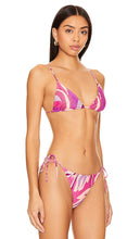 MIKOH Oska Bikini Top in Pink